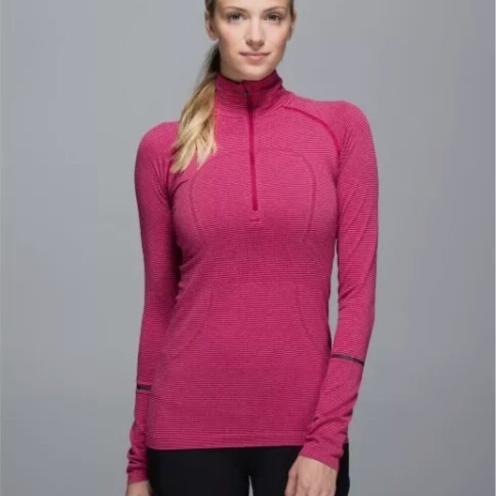 Lululemon Run Swiftly Tech 1/2 Zip Pullover Tonka… - image 4